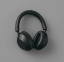 Black over-ear wireless headphones