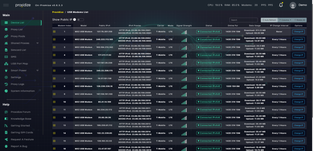 Proxidize Next-Gen Software