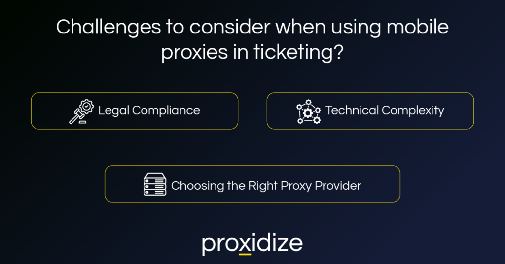 Challenges of Mobile Proxies in Ticketing