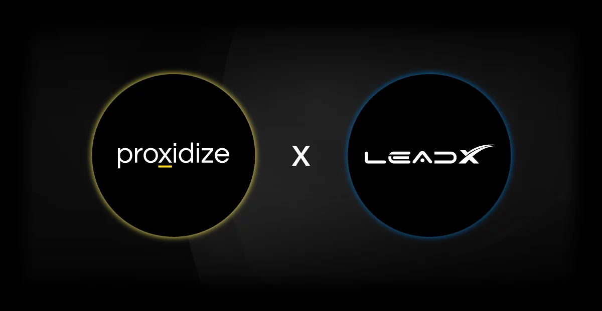 Proxidize and LeadX logos