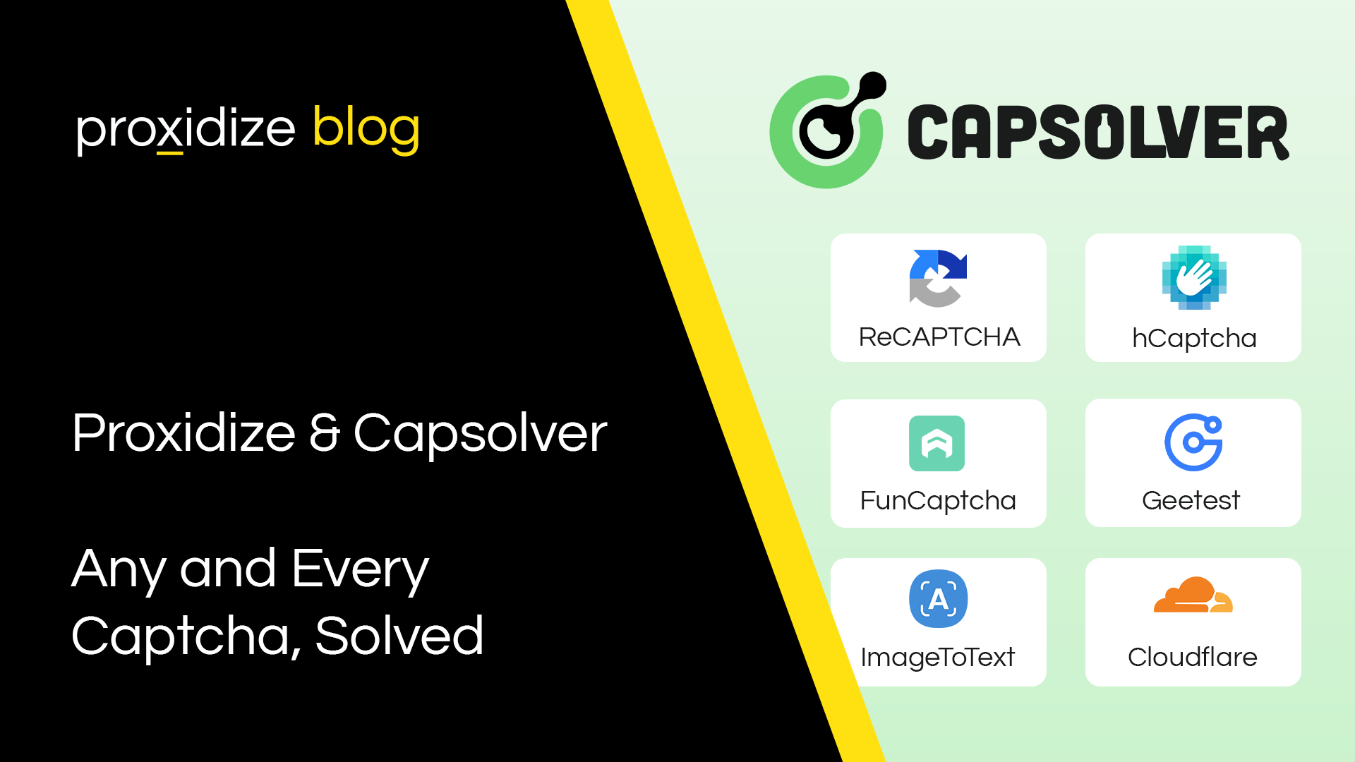 Proxidize & Capsolver — Any and Every Captcha, Solved
