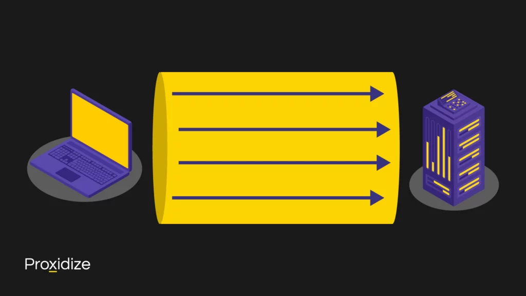 A diagram of the streams in HTTP/2.