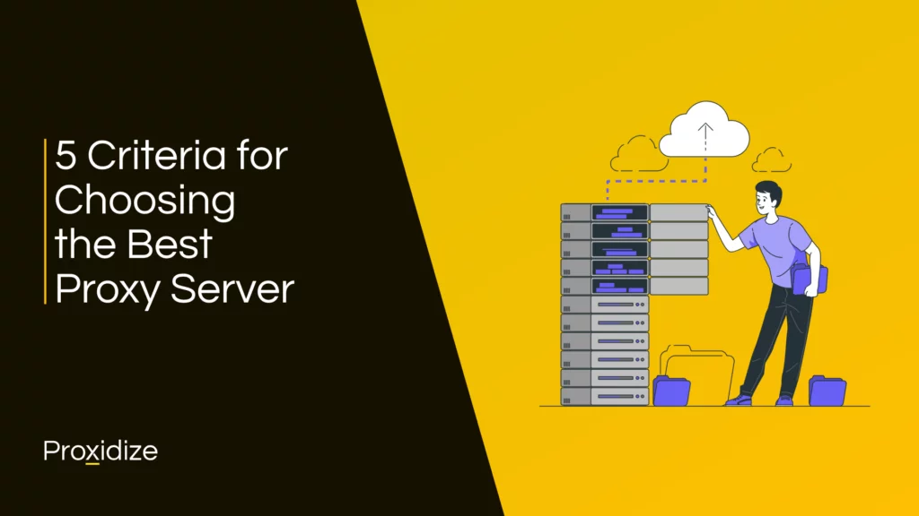 A drawing of a man holding a folder standing next to a server stack next to the title 