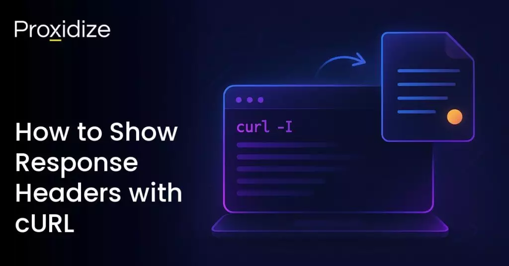 A drawing of a laptop displaying curl -I next to the title 