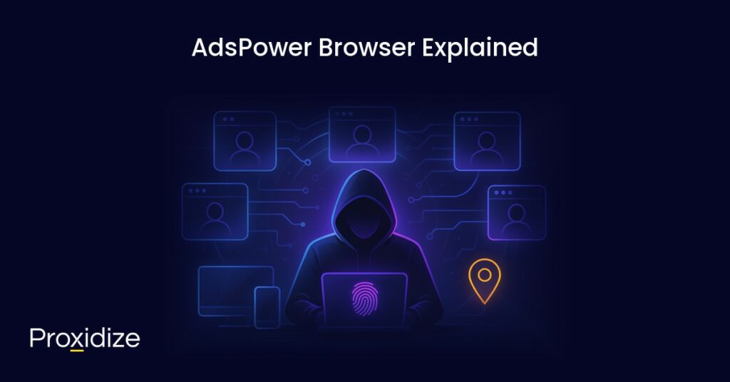 A drawing of a person typing at a laptop with many profiles behind them under the title