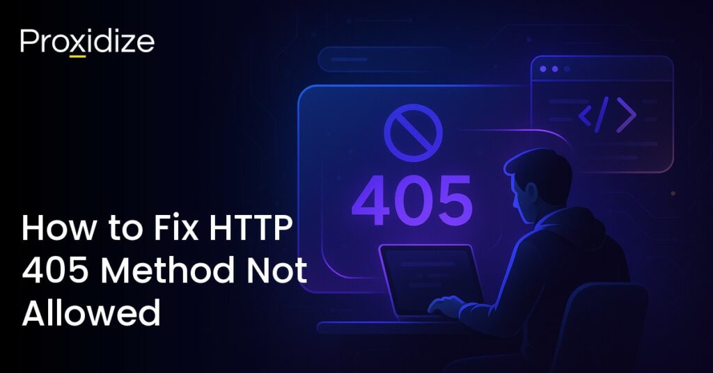 Man blocked by error 405 