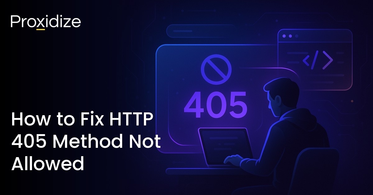 Man blocked by error 405 