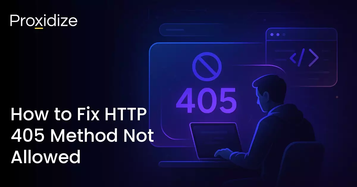 Man blocked by error 405 