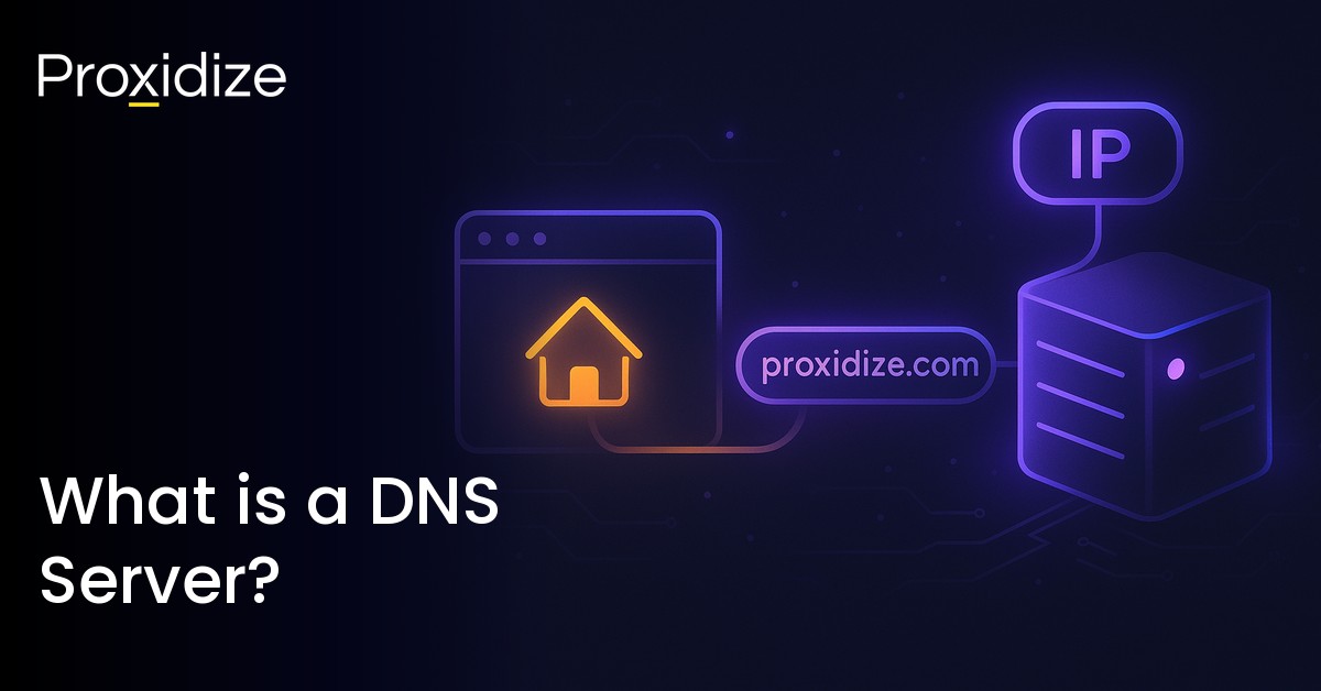 a diagram showing a DNS lookup going to a dns server next to the title 