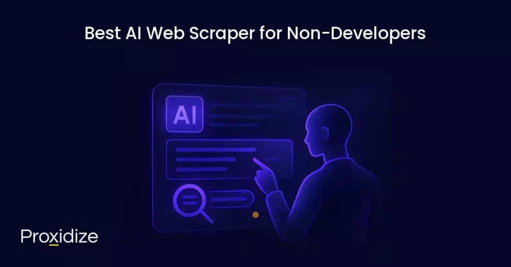 A drawing of a man pointing at a big screen under the title 