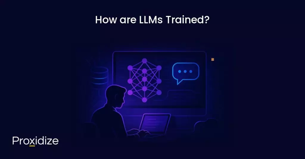 a drawing of a man looking at a screen with interconnected points under the title