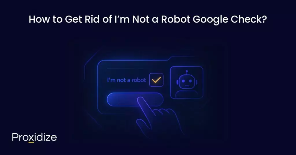 a drawing of a hand pressing a button confirming they're not a robot under tyhe title 