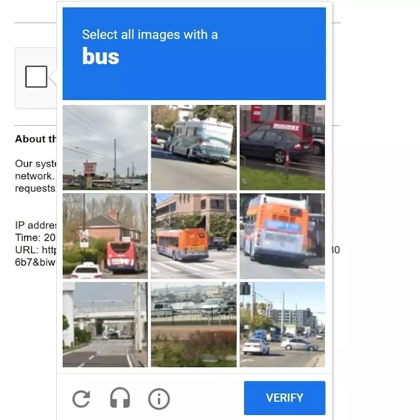 Solving Google’s Human Verification captcha