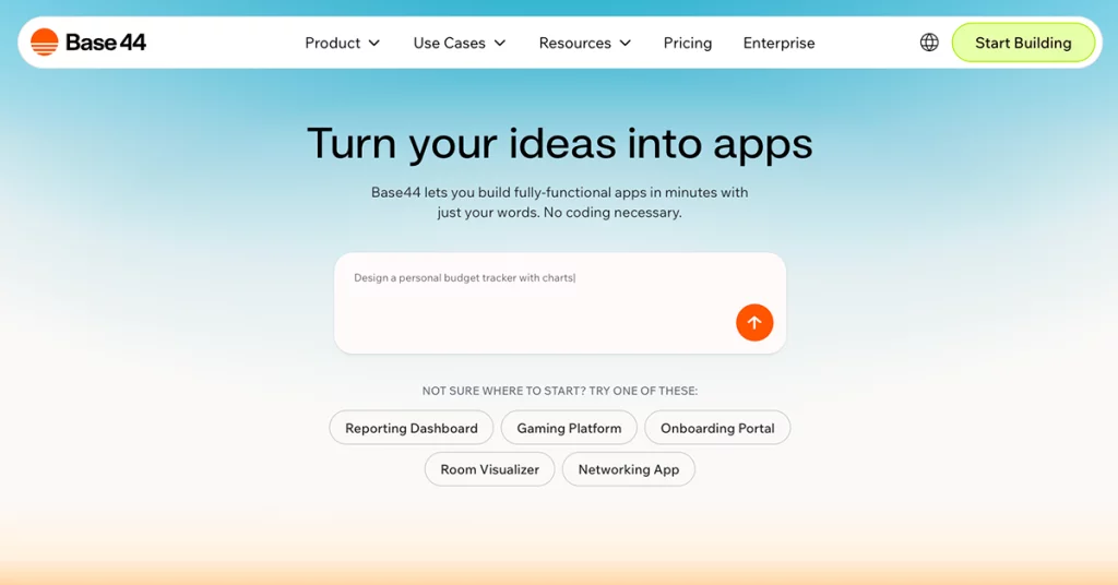 Base 44 homepage screenshot