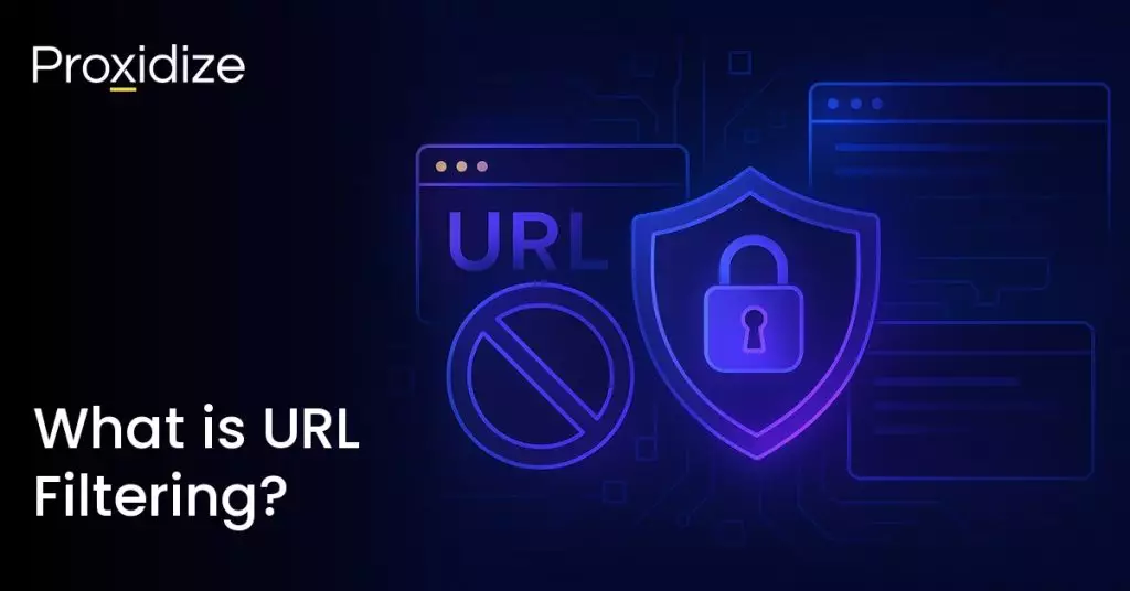 Image showing web pages and a blocked logo with a shield and a lock in the middle. Text on the left reads 