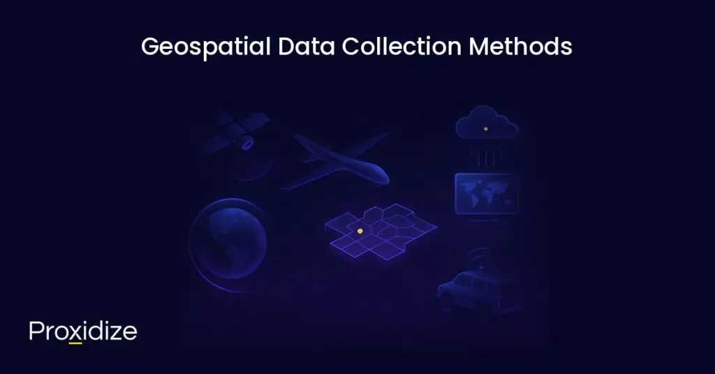 Image showing methods of collecting GEOINT. Text above reads 