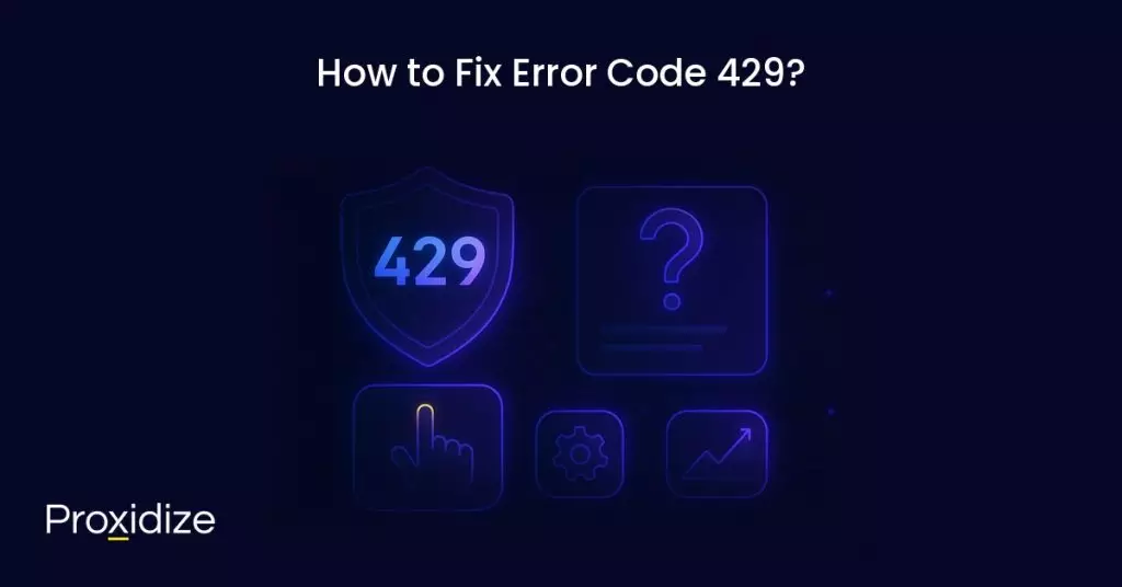 Image showing different solutions to 429. Text above reads 