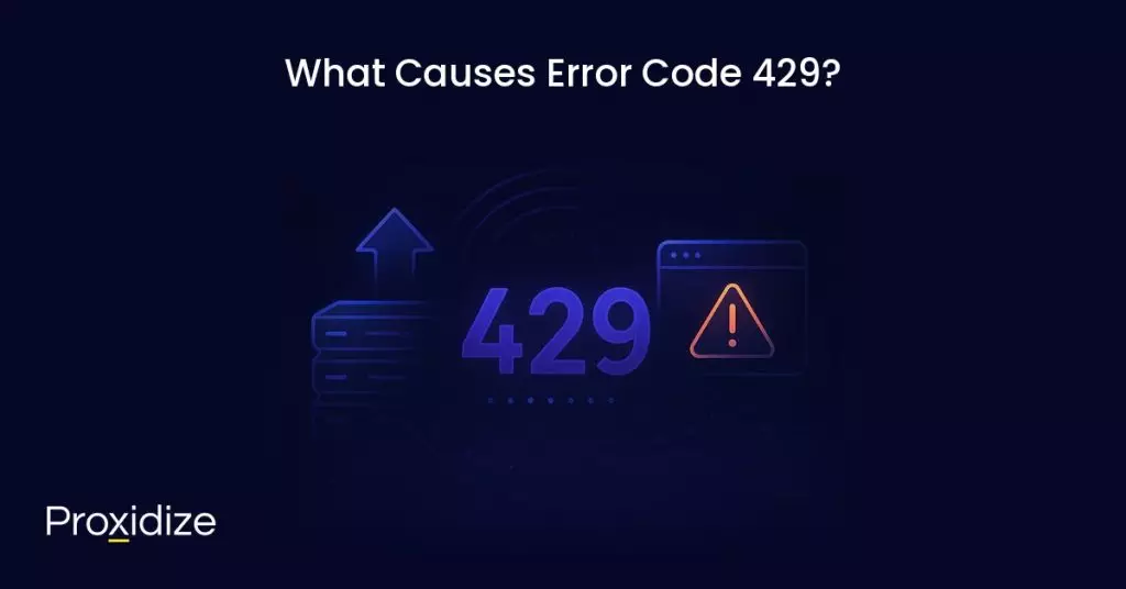 Image showing 429 and the causes. Text above reads 