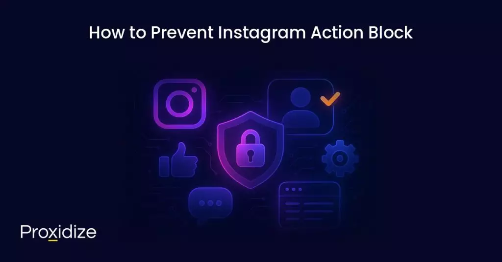 Image showing a lock in a shield surrounded by ways to prevent an action block. Text above reads 